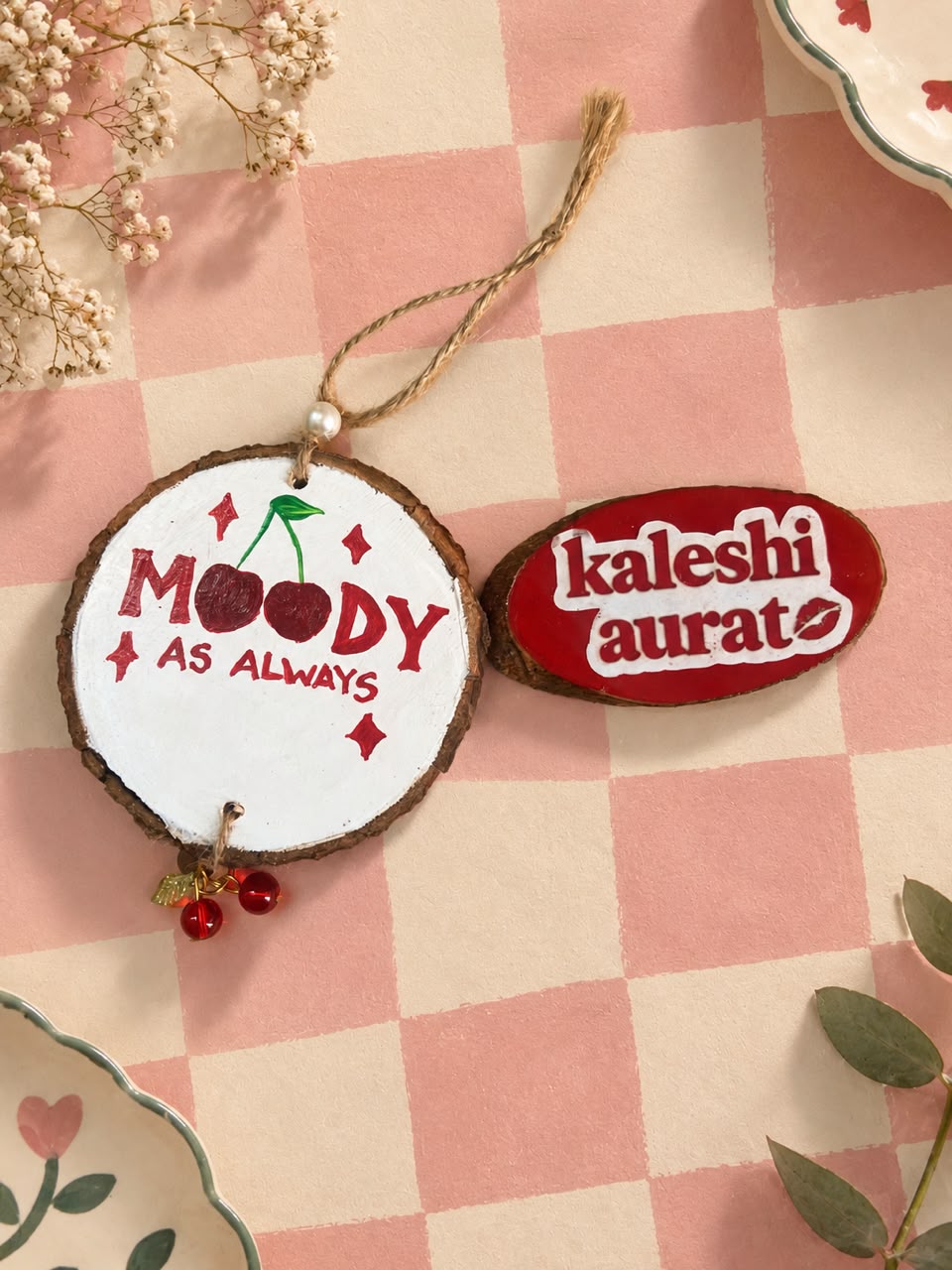 Moody as Always & kaleshi aurat combo - Wall Hanging