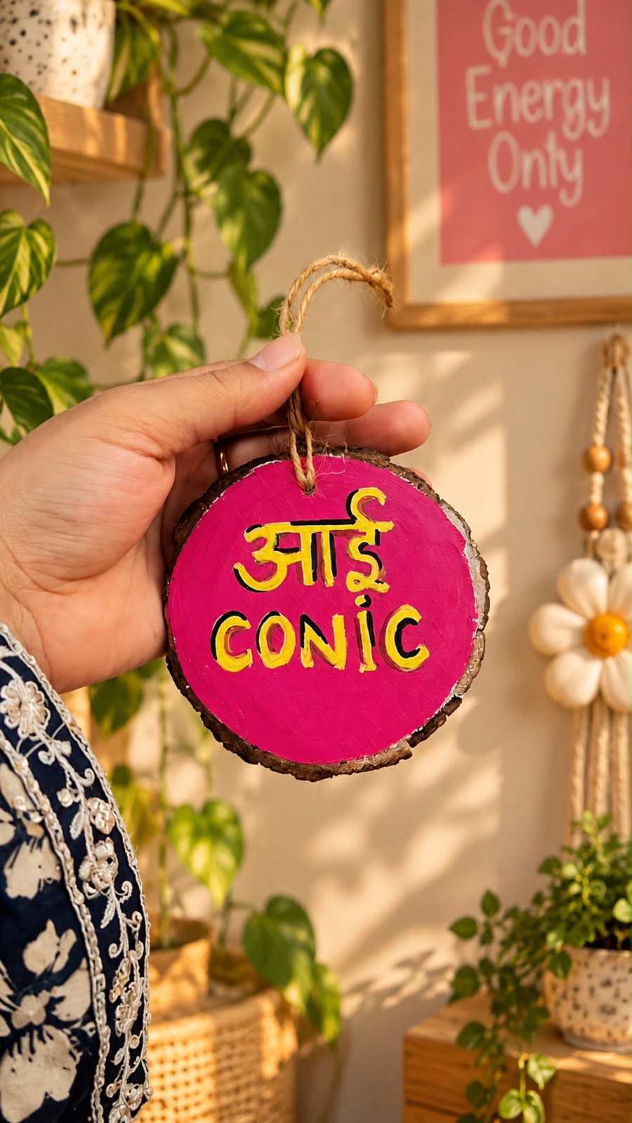 Iconic – Wooden Wall Hanging