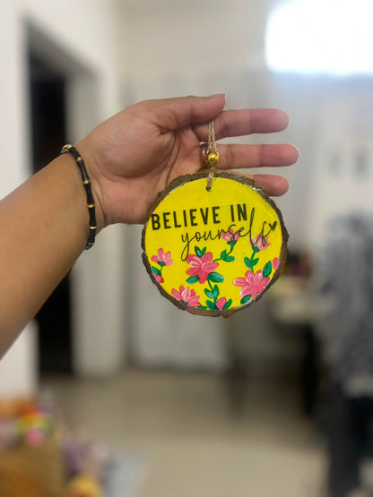 Believe in Yourself – Handmade Floral Hanging