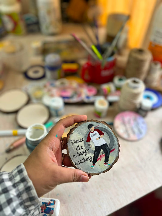 Dance Like Nobody’s Watching – Handmade Wooden Hanging