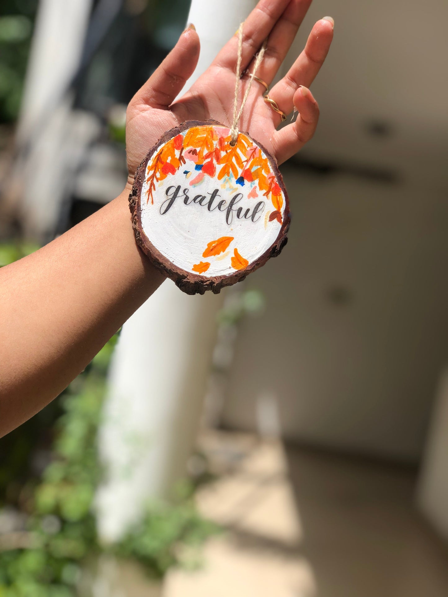 Grateful wall hanging