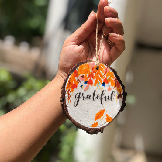 Grateful wall hanging