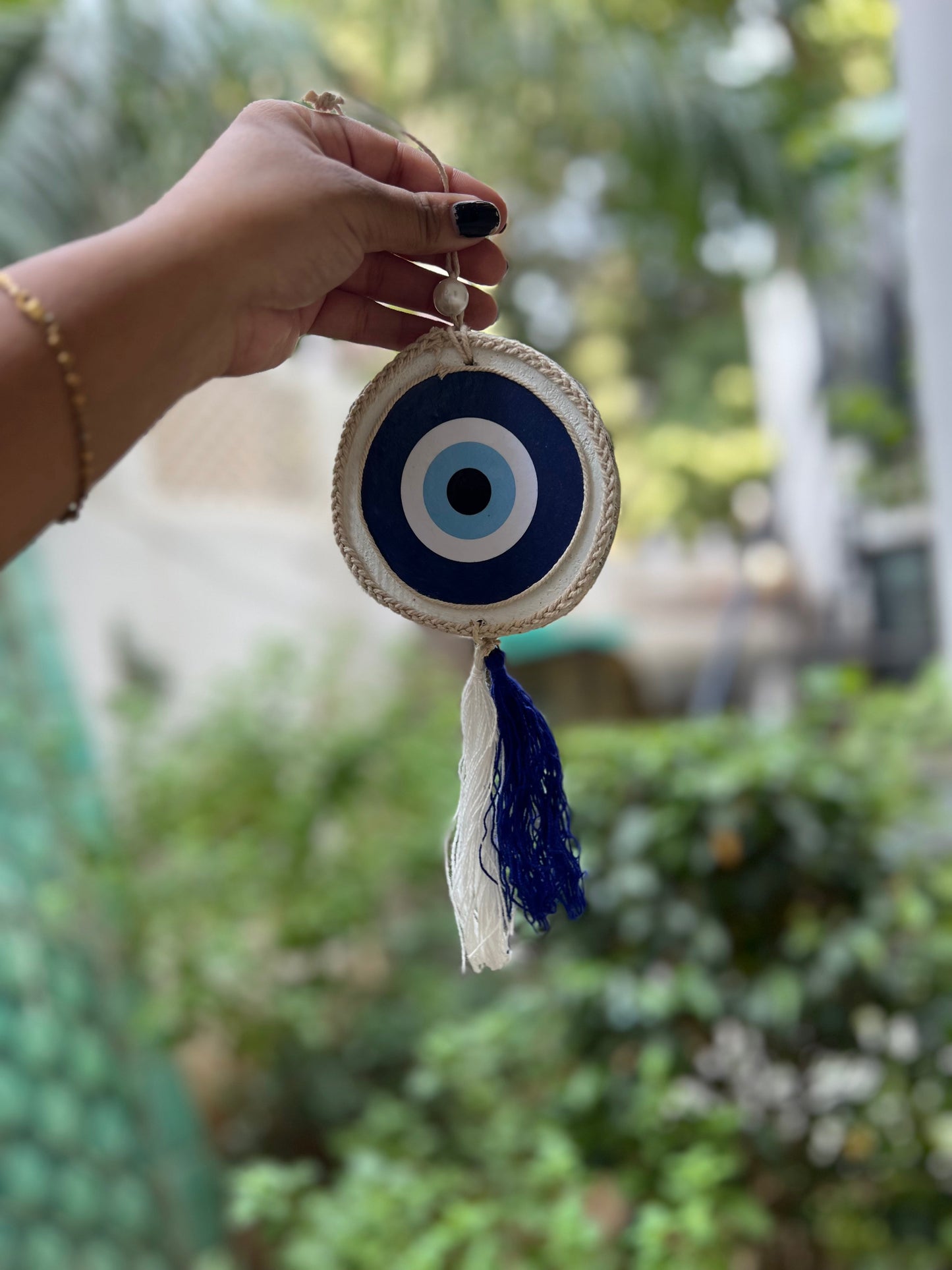 Evil eye car charm