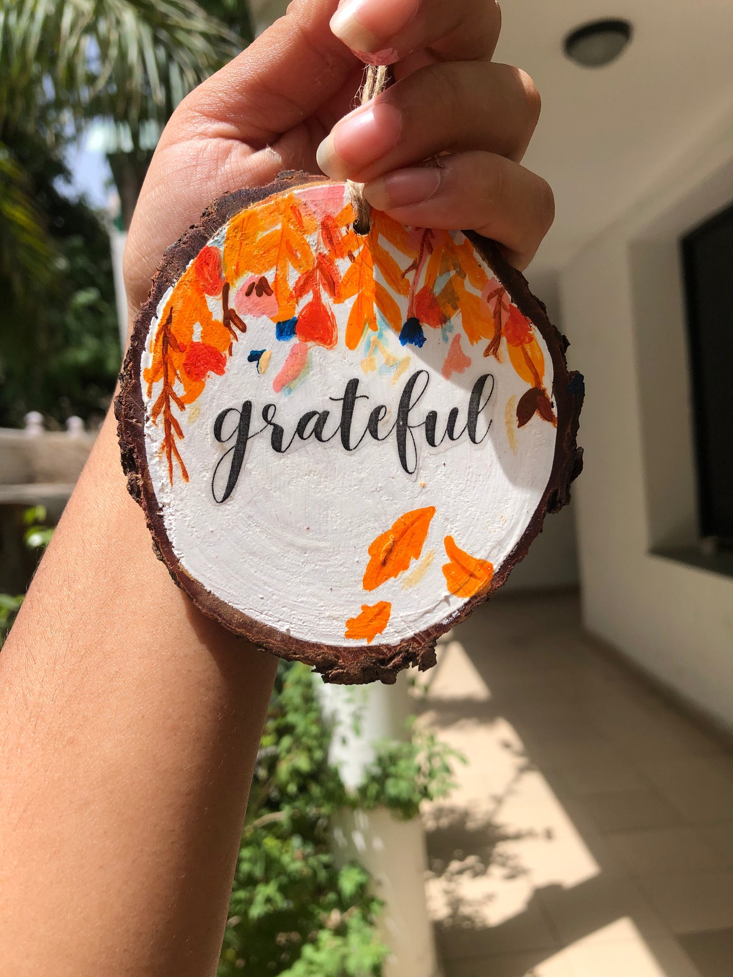 Grateful wall hanging