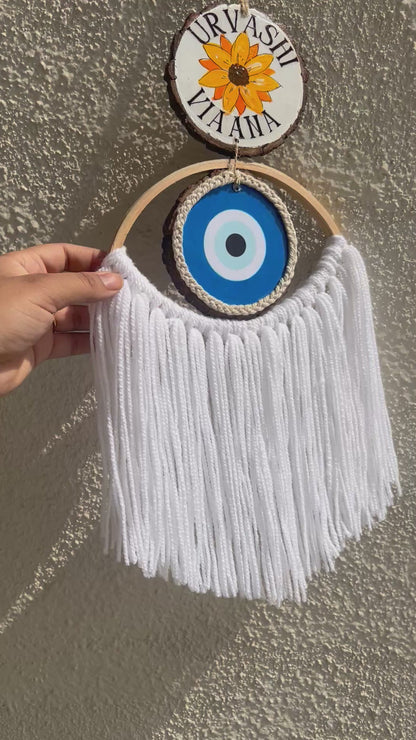 Personalised Family Name Macrame Wall hanging